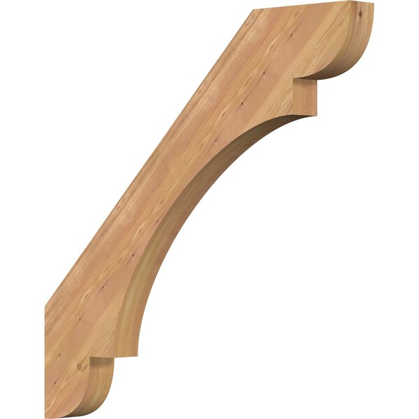 Ekena Millwork 3 1/2"W x 40"D x 40"H Olympic Smooth Knee Brace, Western Red Cedar BRC04X40X40OLY00SWR - main